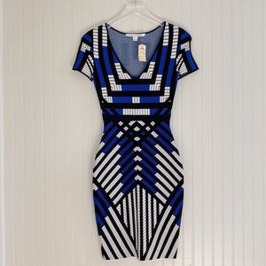 Diane Von Furstenberg Runway Lorraine Ponte Dress